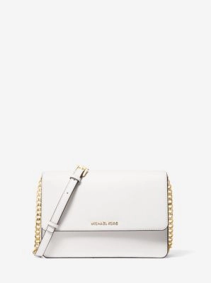 Daniela Large Saffiano Leather Crossbody Bag