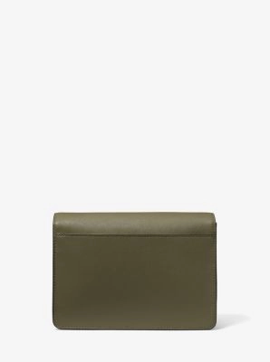 Daniela Large Saffiano Leather Crossbody Bag