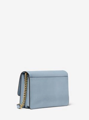Daniela Large Saffiano Leather Crossbody Bag
