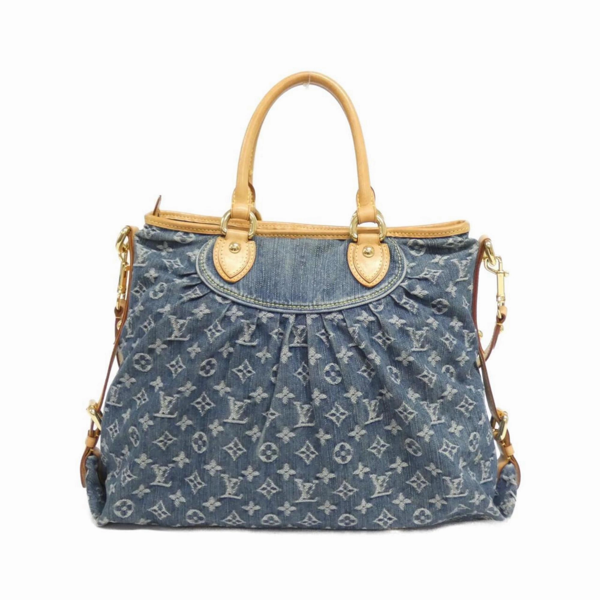 Denim Neo Cabby Shoulder Bag with Strap