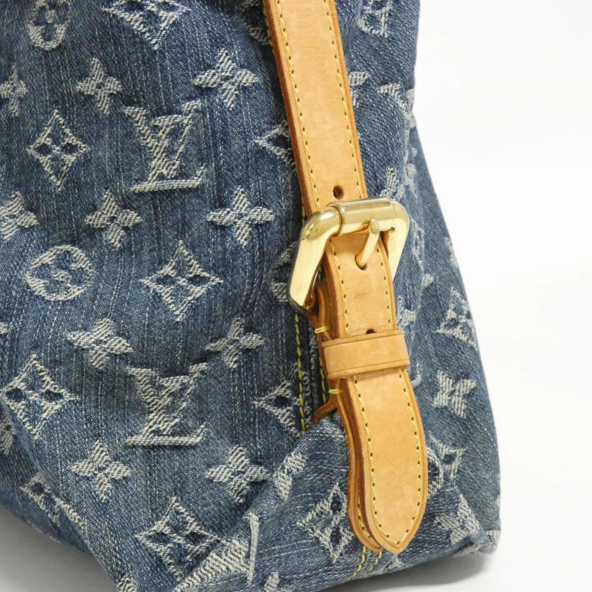 Denim Neo Cabby Shoulder Bag with Strap