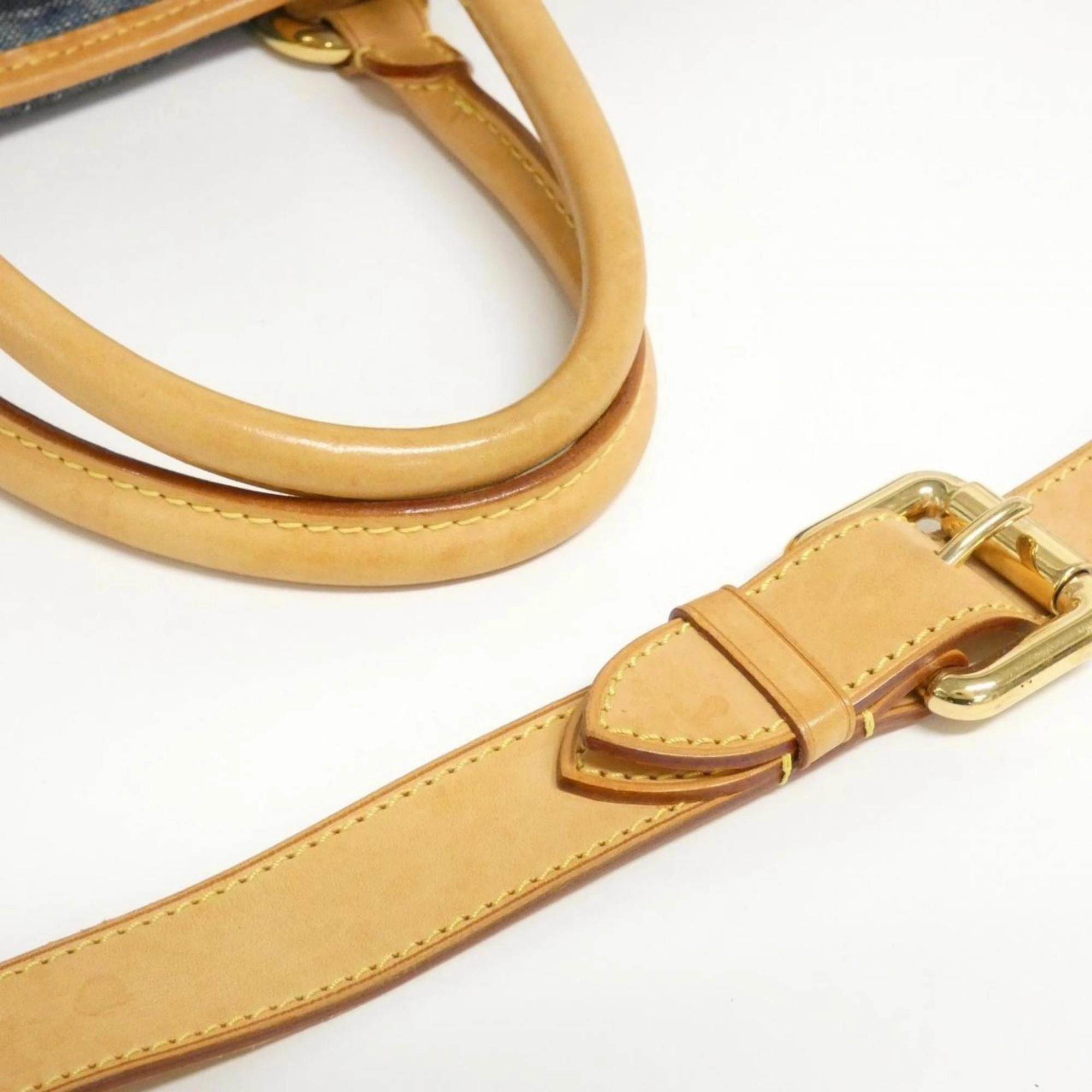 Denim Neo Cabby Shoulder Bag with Strap