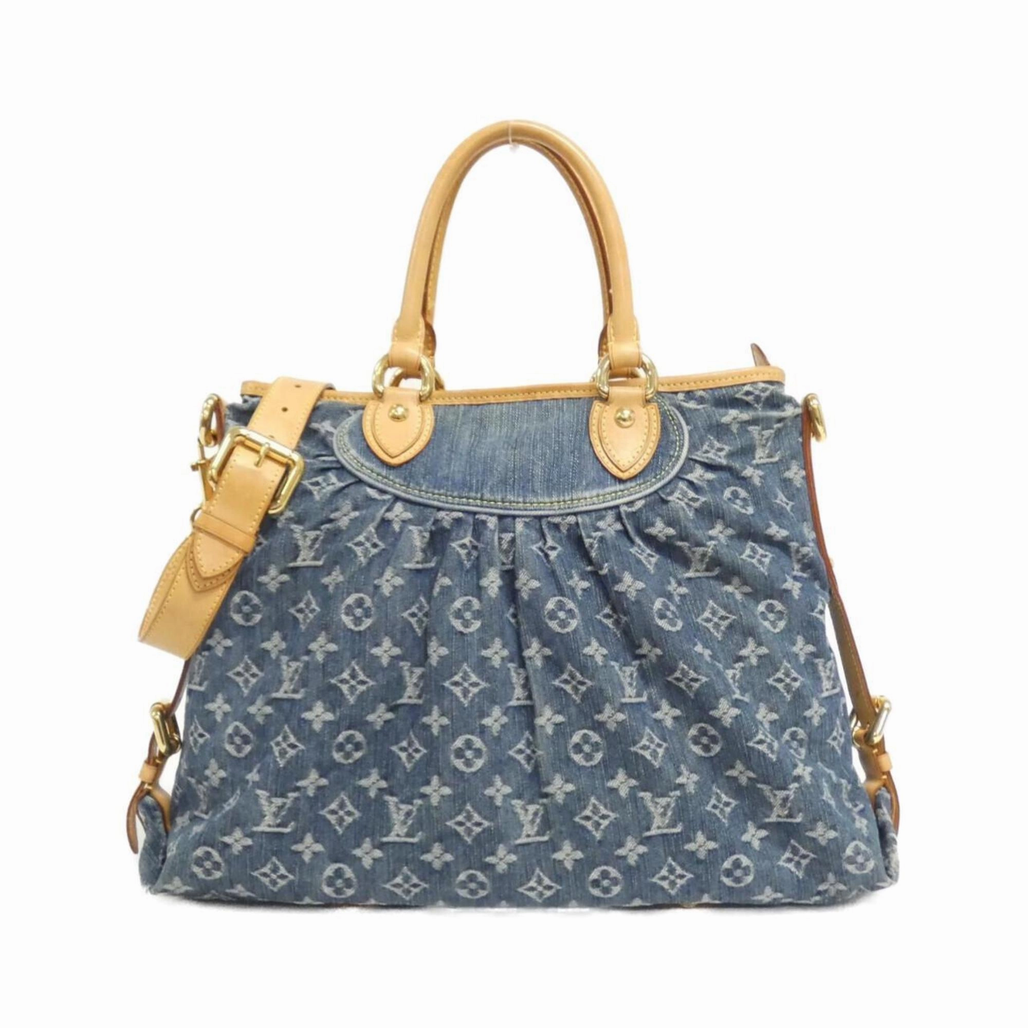 Denim Neo Cabby Shoulder Bag with Strap