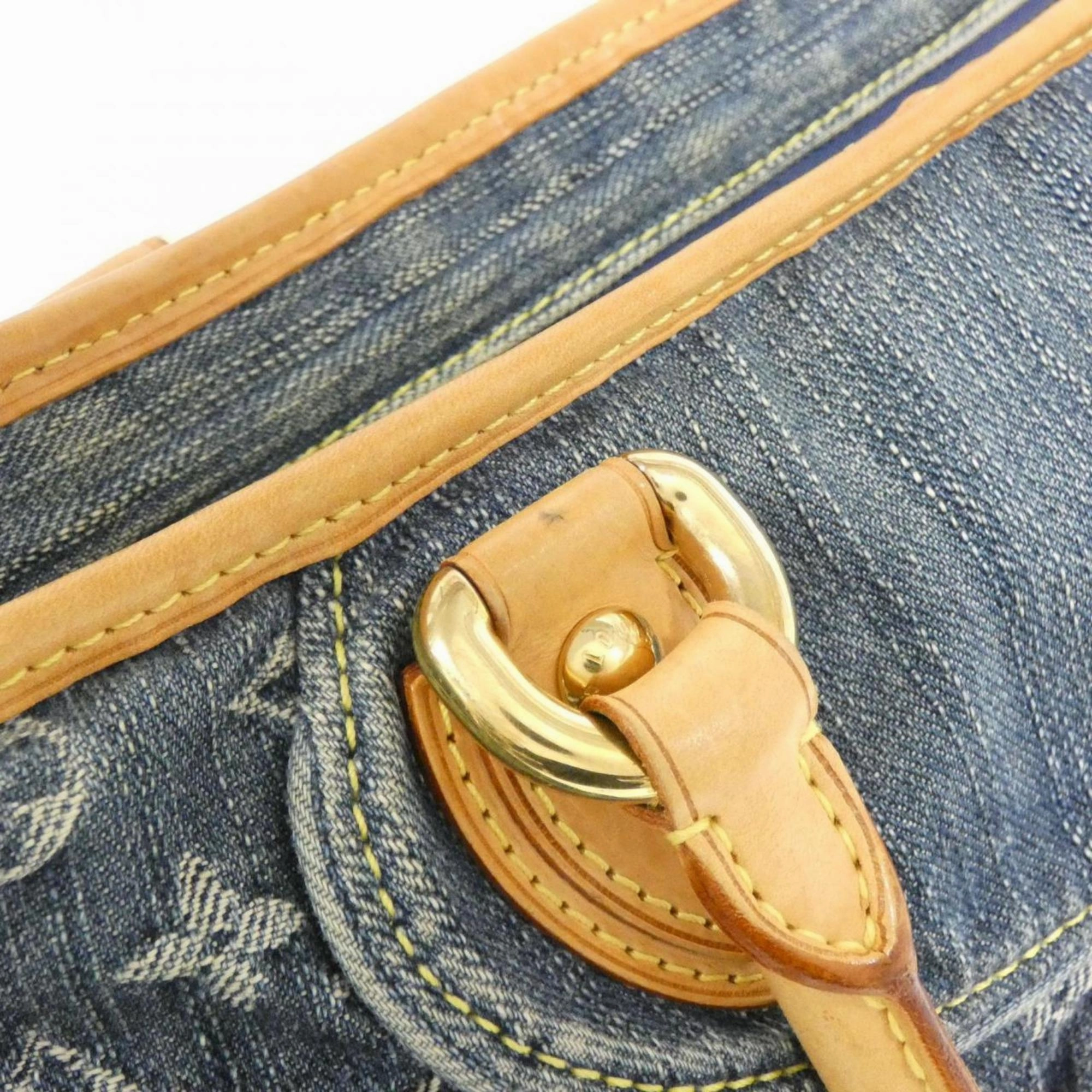 Denim Neo Cabby Shoulder Bag with Strap