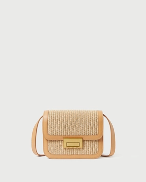Desi Natural Straw Crossbody Bag