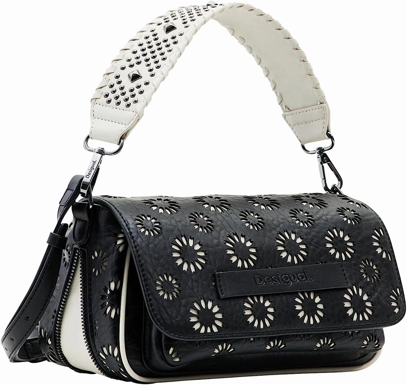 Desigual Midsize Die-Cut Crossbody Bag