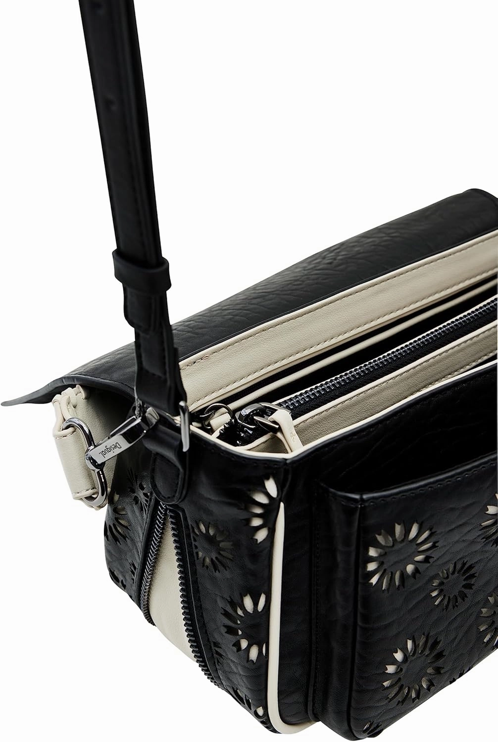 Desigual Midsize Die-Cut Crossbody Bag