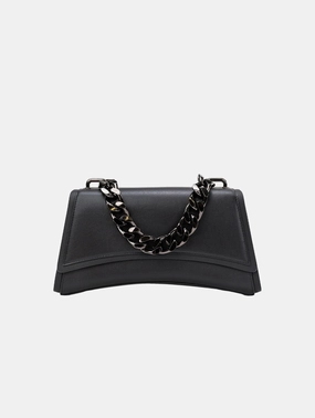 Dharma Vegan Cactus Leather Crossbody | Matte Black