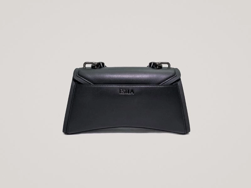 Dharma Vegan Cactus Leather Crossbody | Matte Black