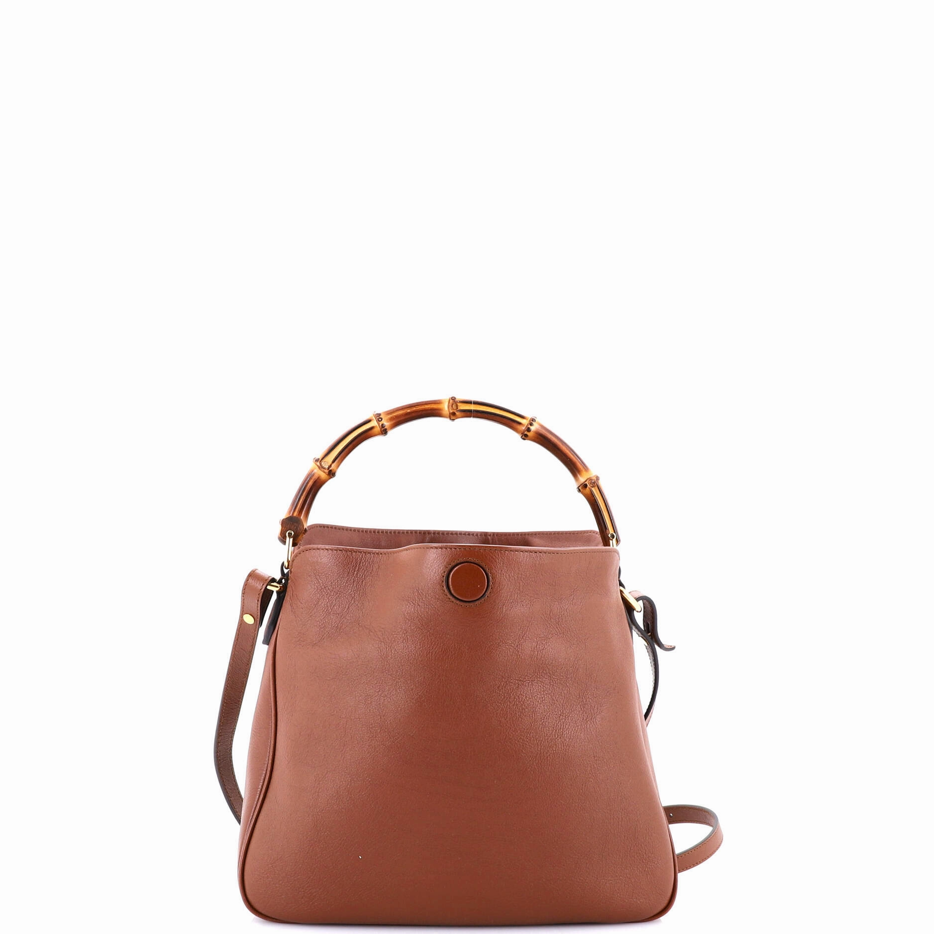 Diana NM Bamboo Shoulder Bag Leather Medium