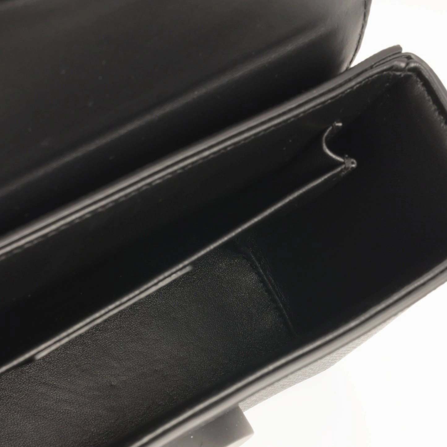 Dior 30 Montaigne Black Grained Calfskin BHW
