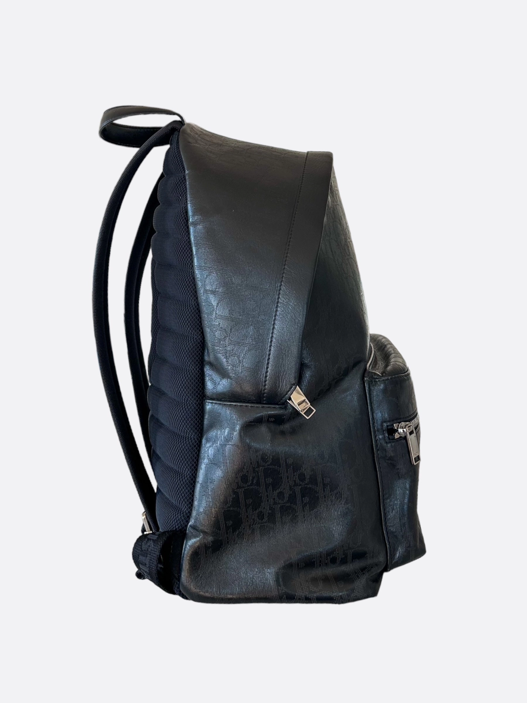 Dior Black Oblique Galaxy Rider Backpack