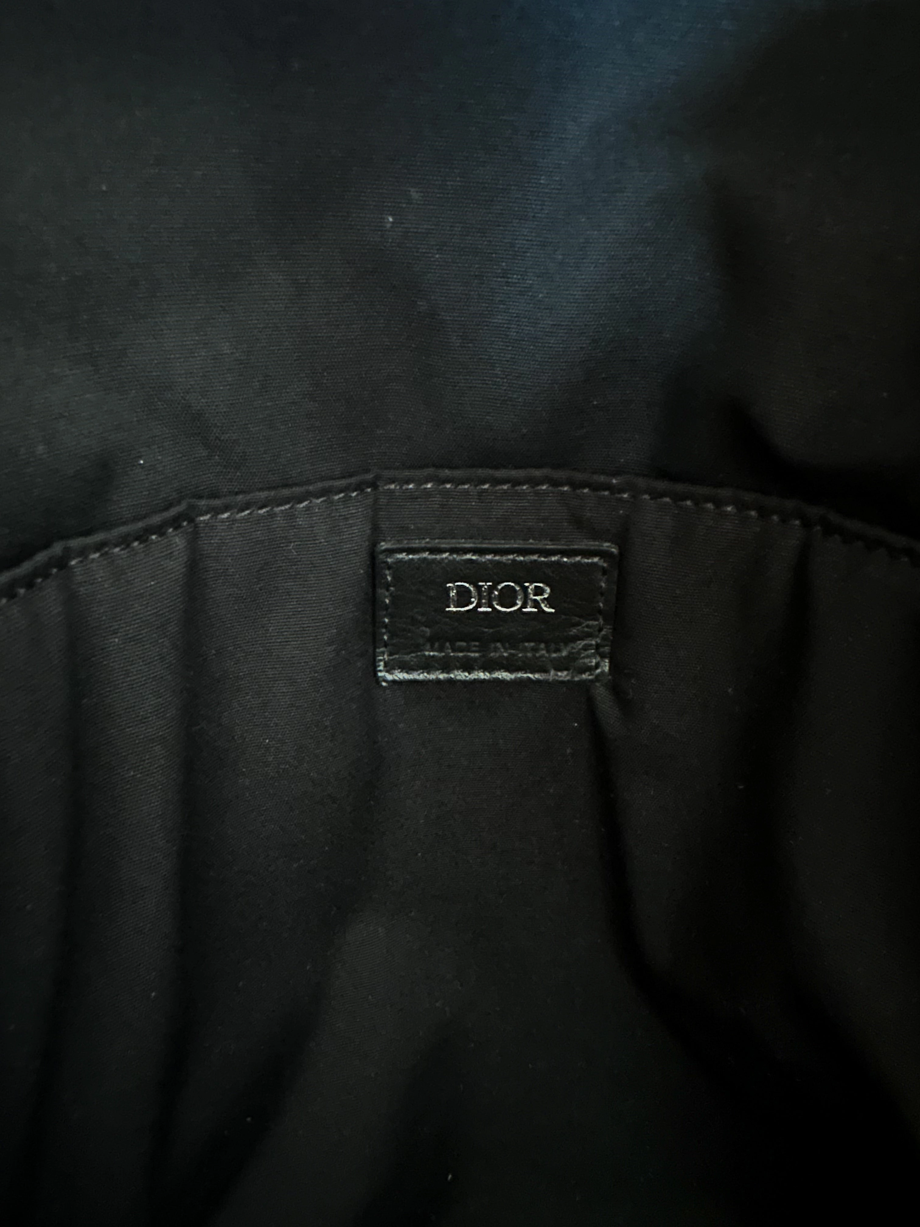Dior Black Oblique Galaxy Rider Backpack