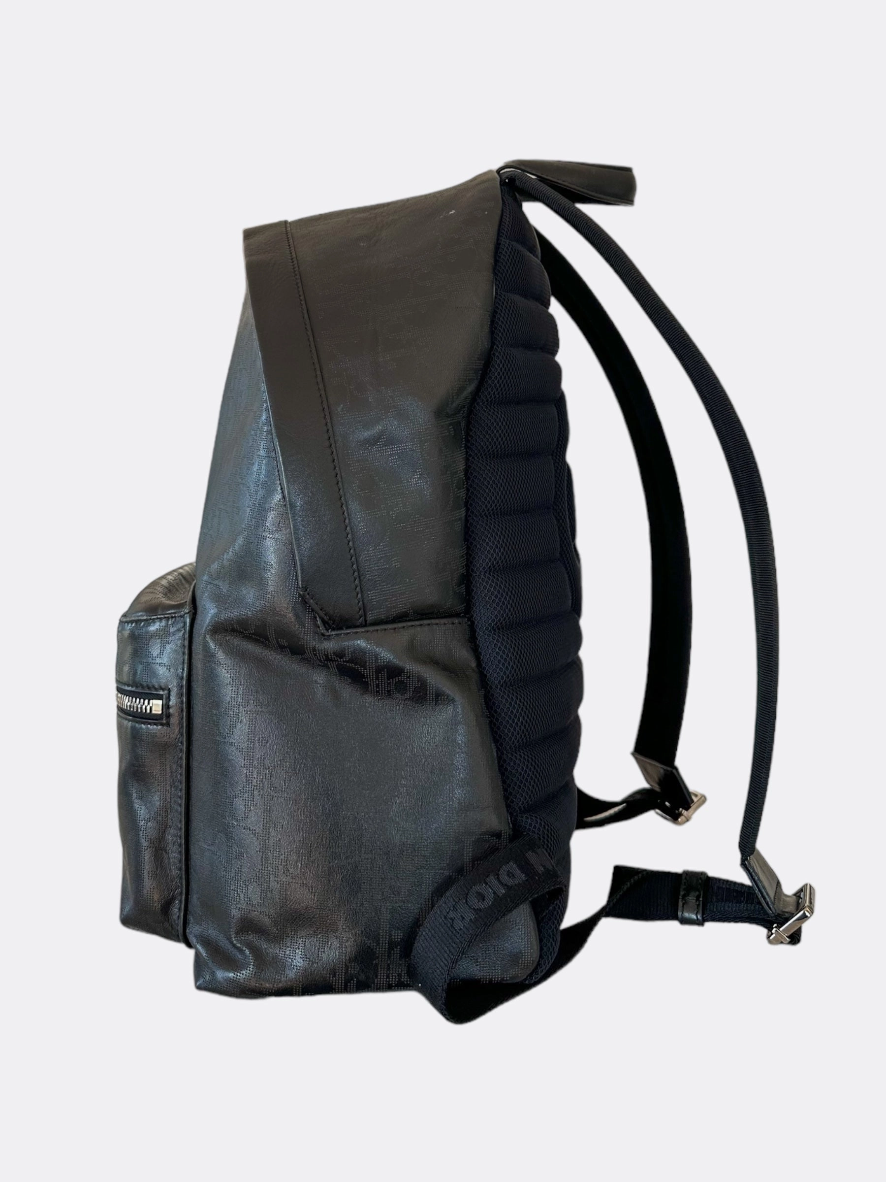 Dior Black Oblique Galaxy Rider Backpack