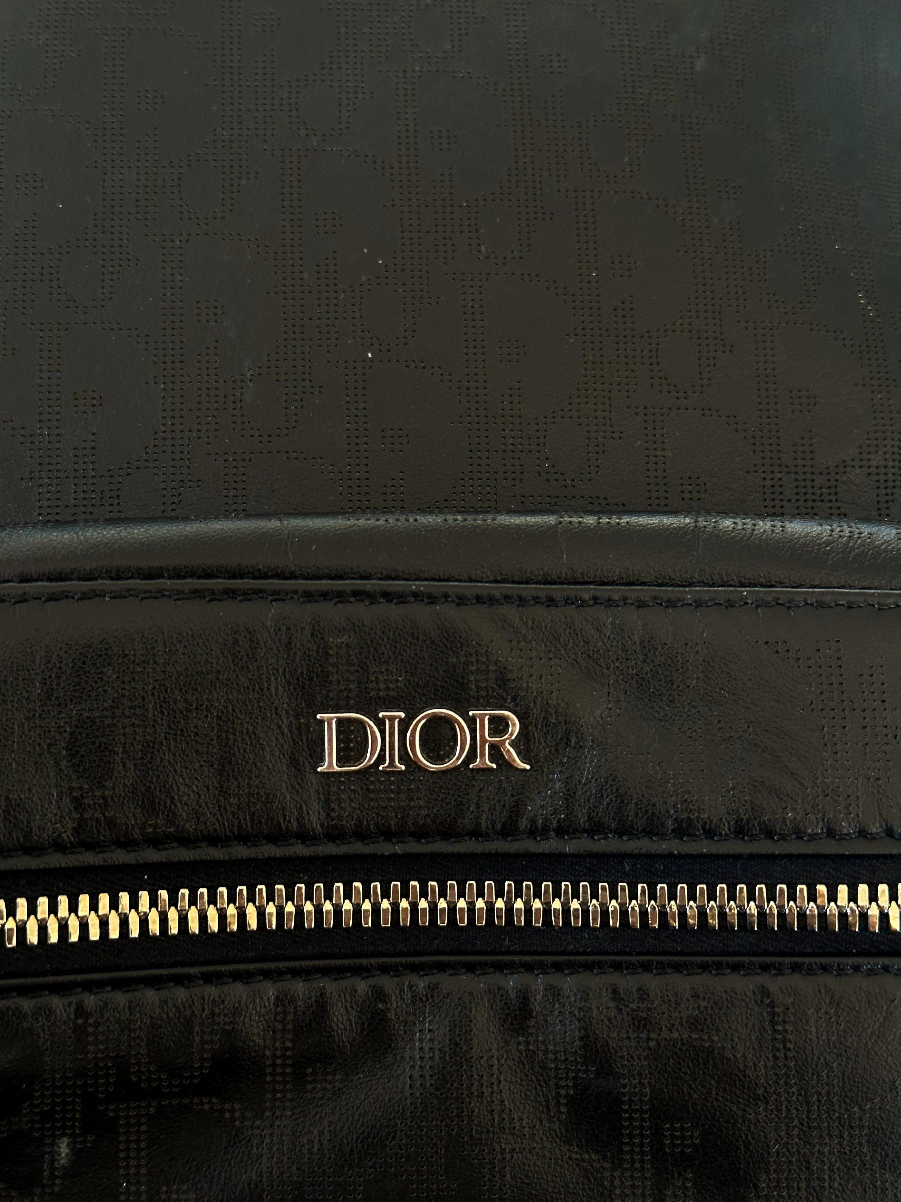 Dior Black Oblique Galaxy Rider Backpack
