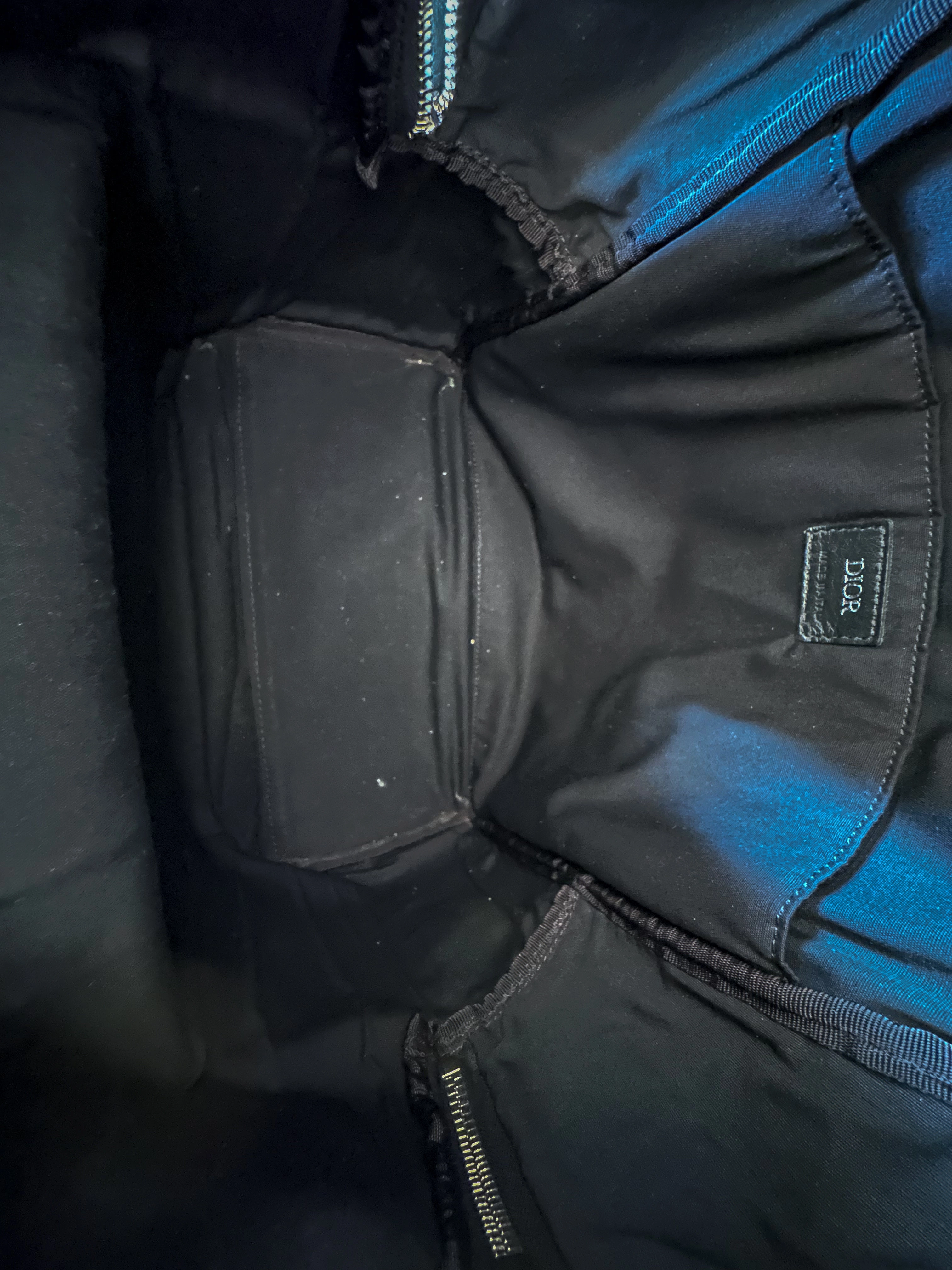 Dior Black Oblique Galaxy Rider Backpack