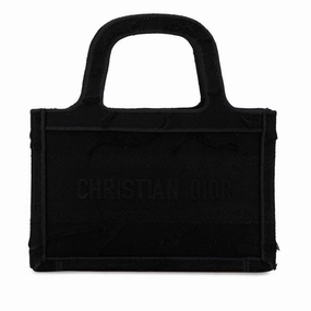 Dior Book Tote Canvas Handbag (Pre-Owned)