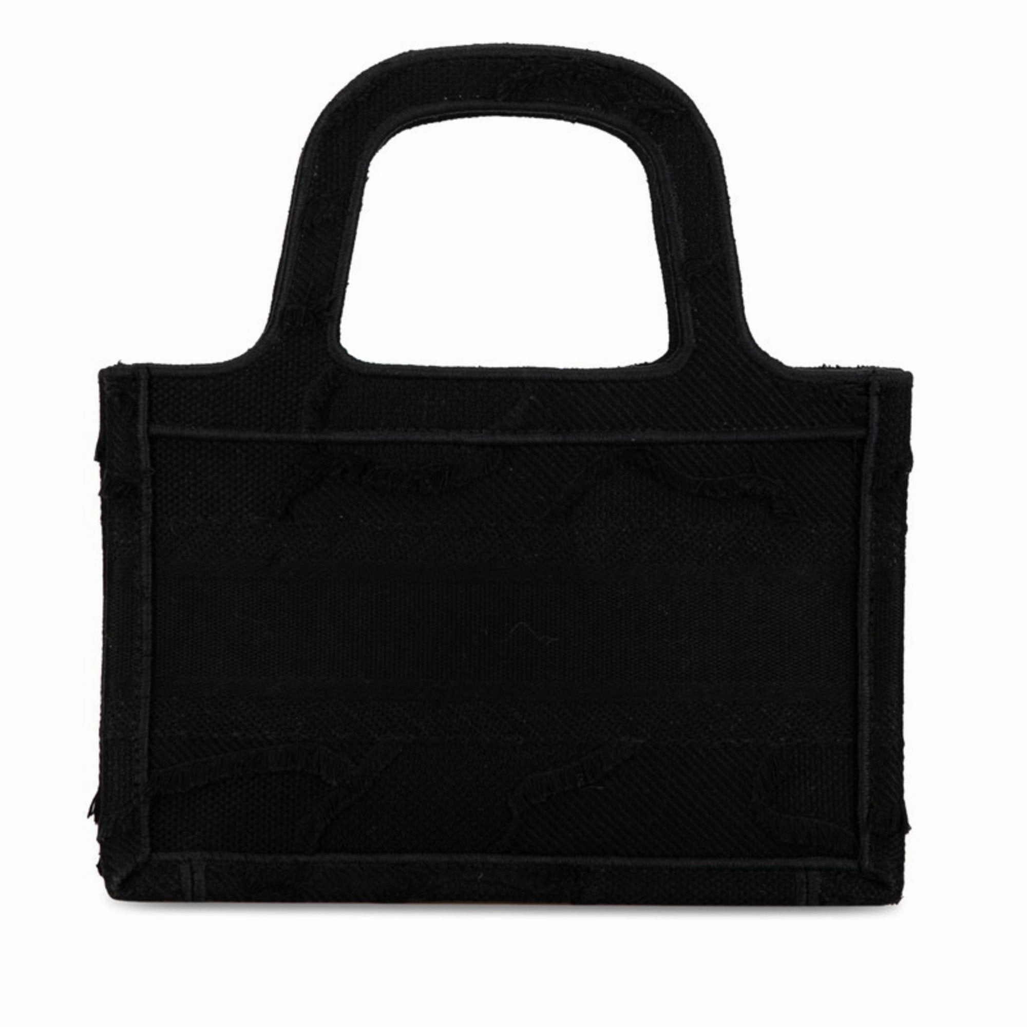 Dior Book Tote Canvas Handbag (Pre-Owned)
