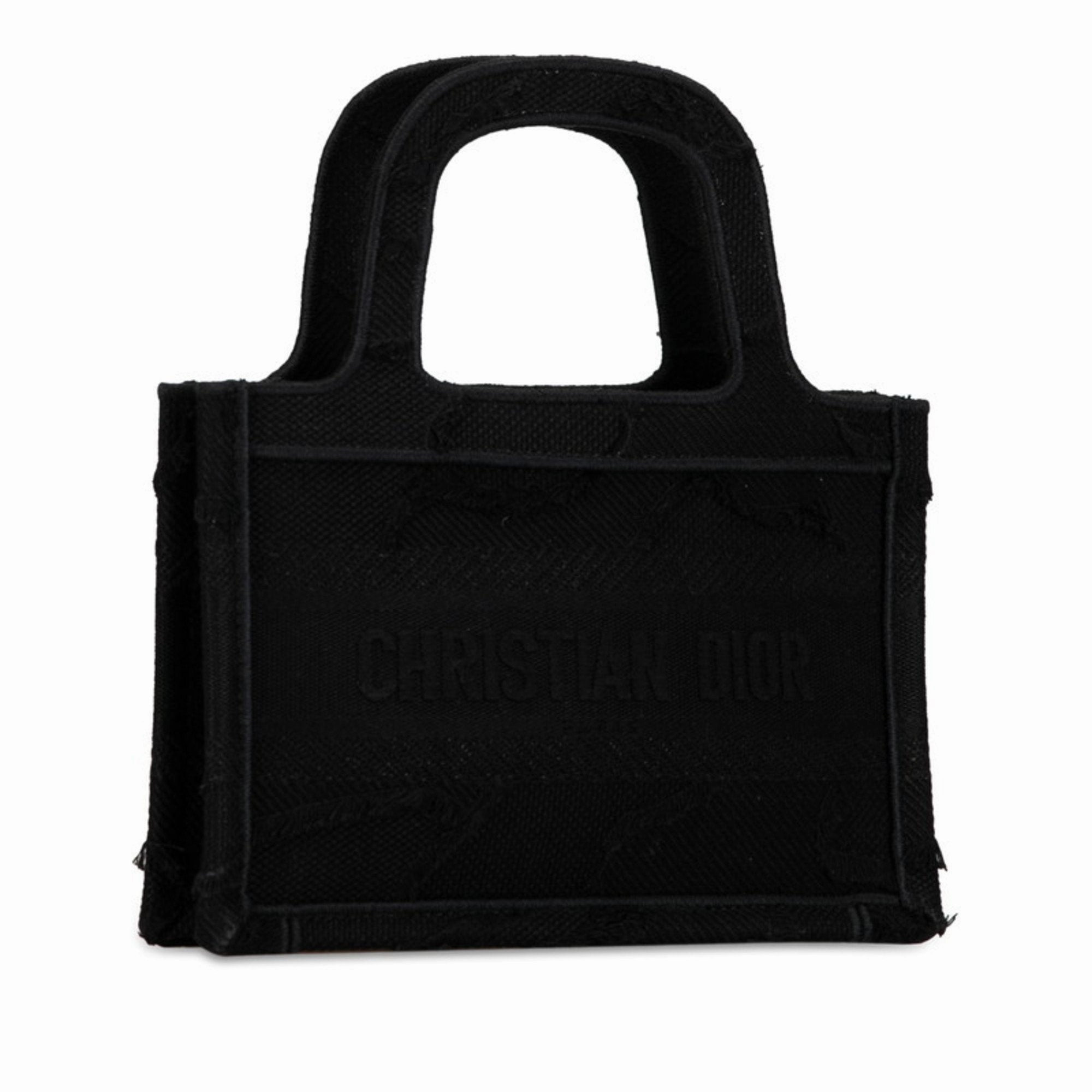 Dior Book Tote Canvas Handbag (Pre-Owned)
