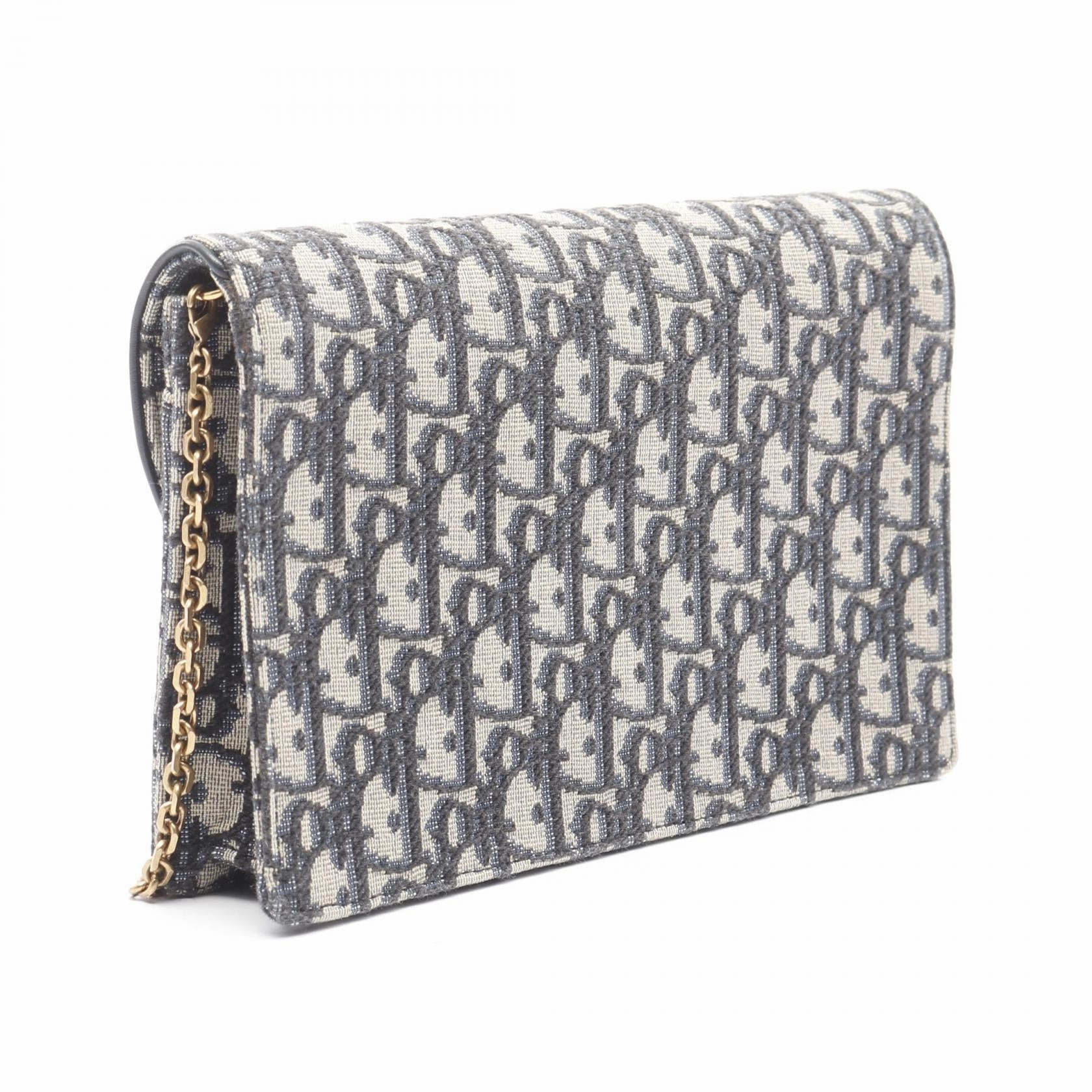 Dior Saddle Canvas Leather Pouch