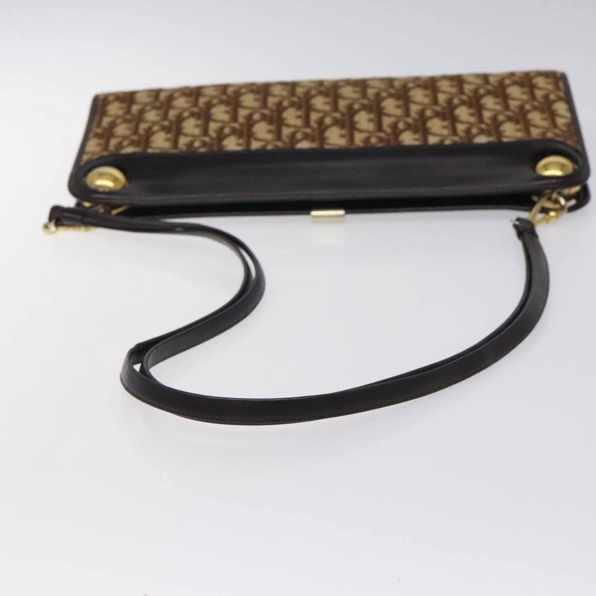 Dior Trotter Canvas Shoulder Bag (Pre-Owned)