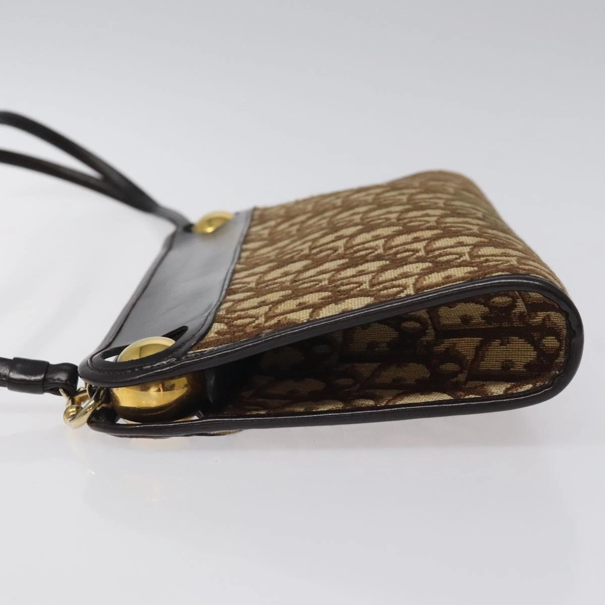 Dior Trotter Canvas Shoulder Bag (Pre-Owned)