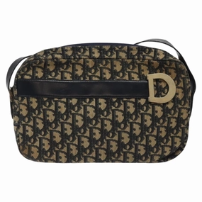 Dior Trotter Canvas Shoulder Bag (Pre-Owned)