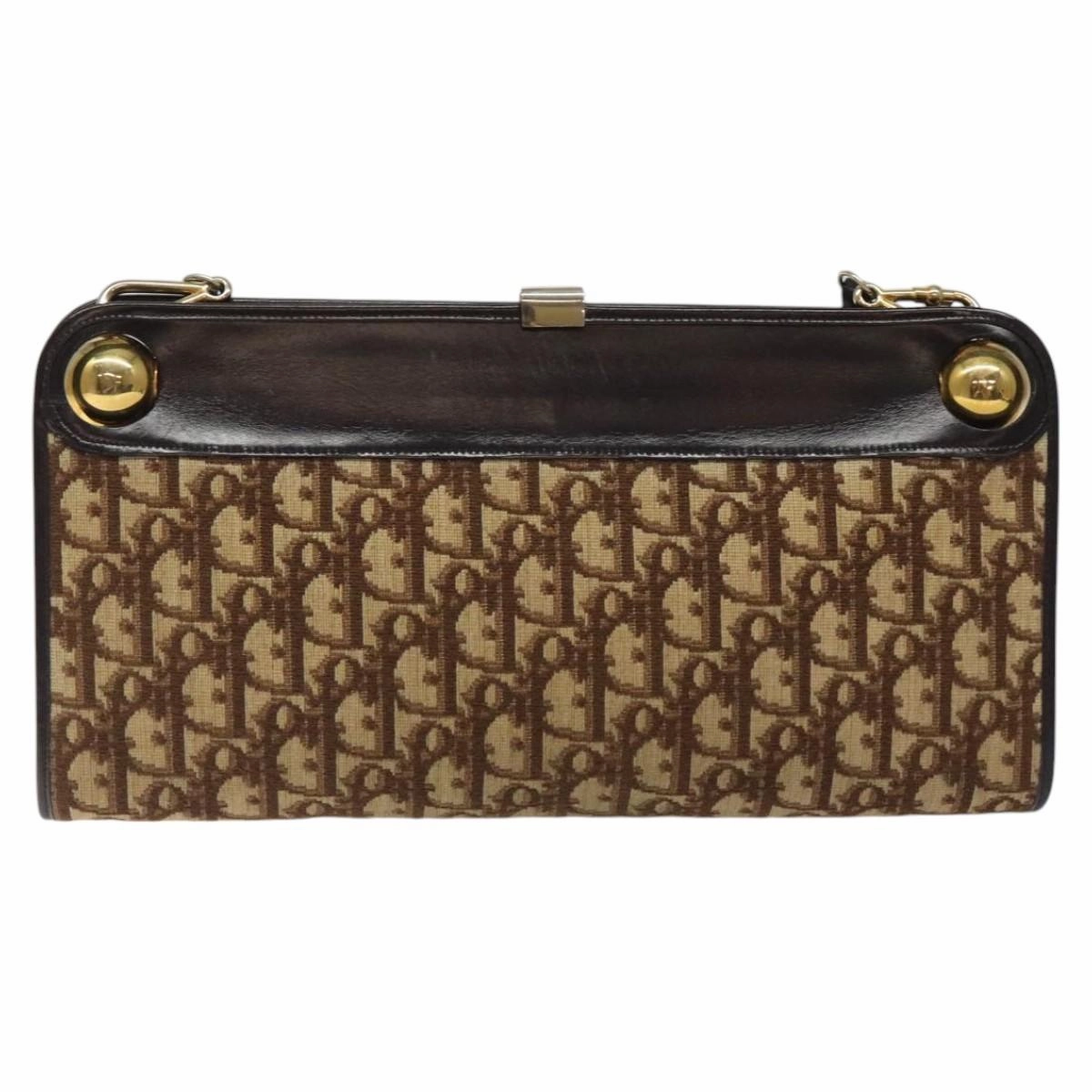 Dior Trotter Canvas Shoulder Bag (Pre-Owned)