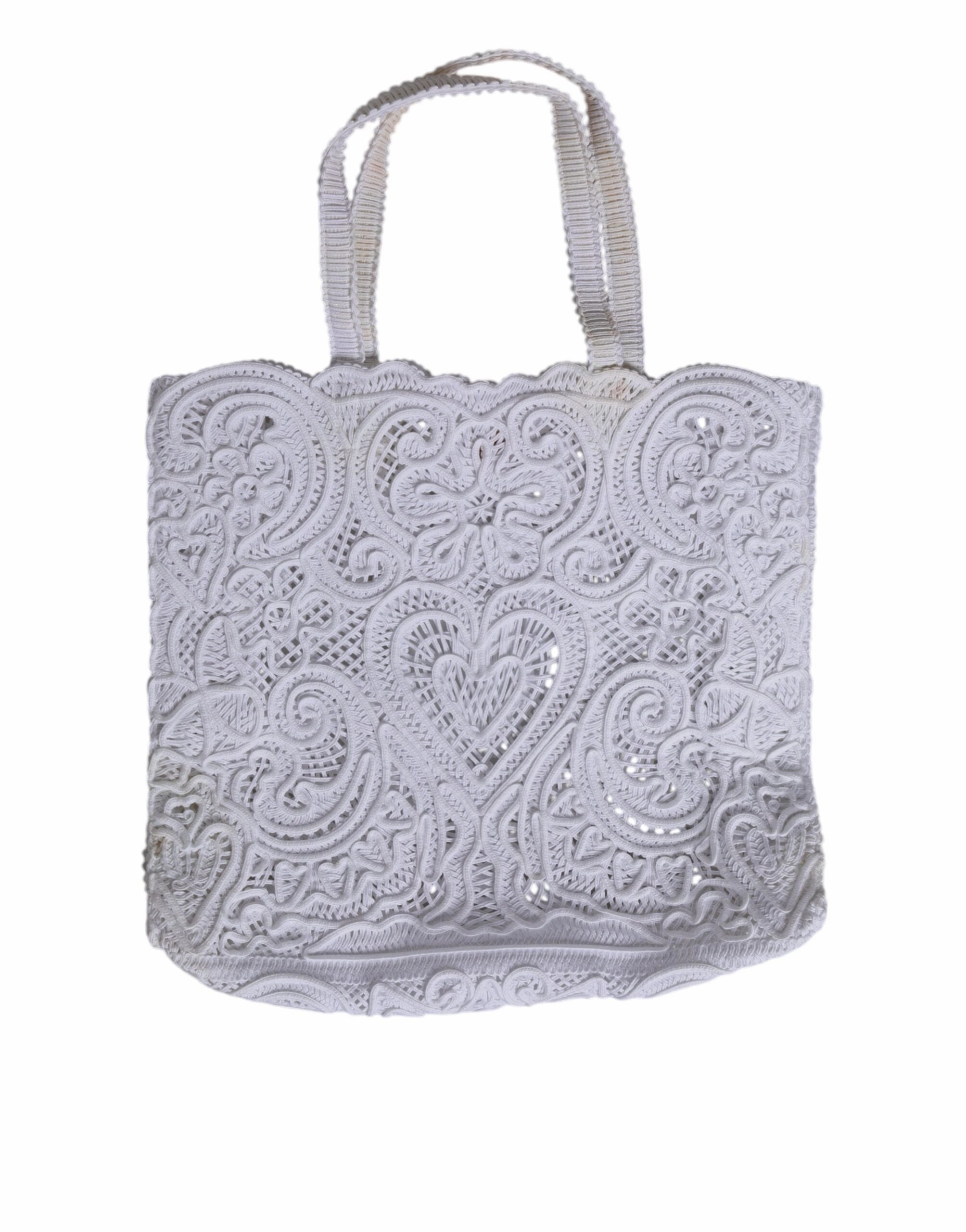 Dolce & Gabbana Cordonetto Lace Beatrice Tote Shopping Women's Bag (Pre-Owned)