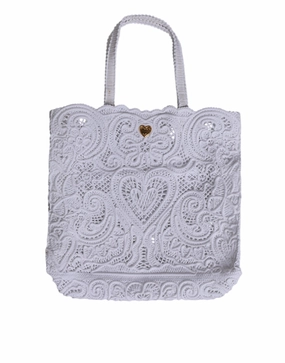 Dolce & Gabbana Cordonetto Lace Beatrice Tote Shopping Women's Bag (Pre-Owned)