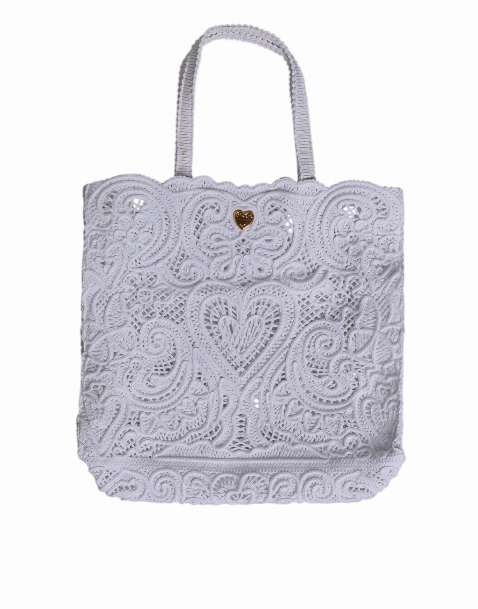 Dolce & Gabbana Cordonetto Lace Beatrice Tote Shopping Women's Bag (Pre-Owned)
