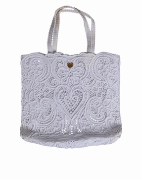 Dolce & Gabbana Cordonetto Lace Beatrice Tote Shopping Women's Bag (Pre-Owned)