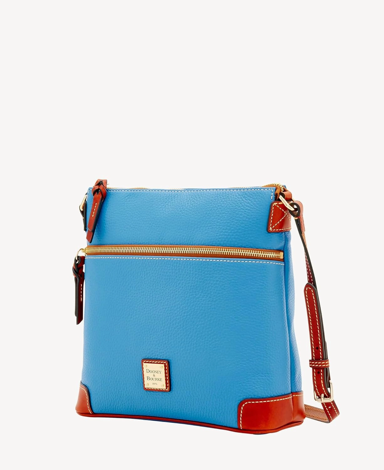 Dooney & Bourke Women's Crossbody in Pebble Grain Leather, Large Handbag with Adjustable Shoulder Strap