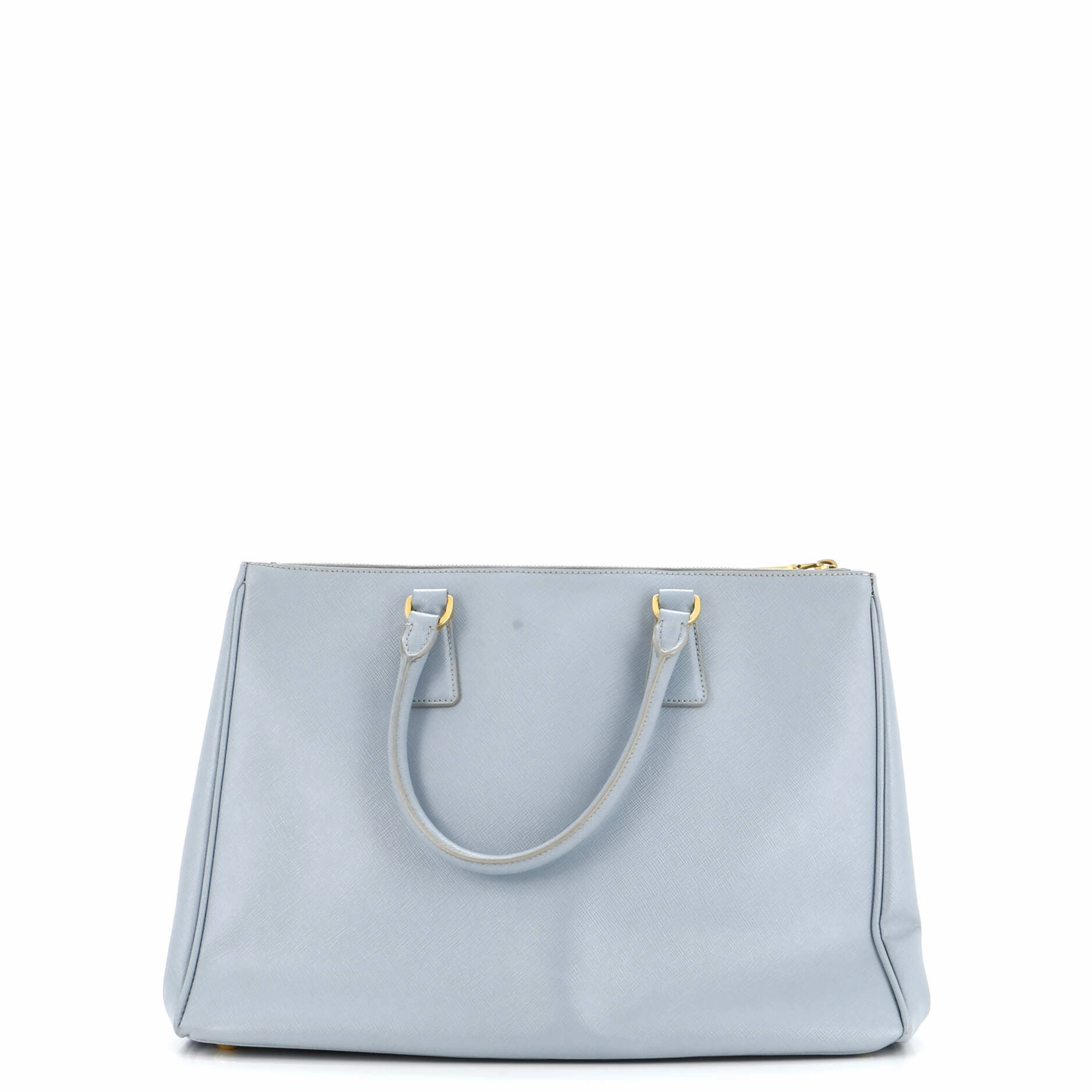 Double Zip Lux Tote Saffiano Leather Large