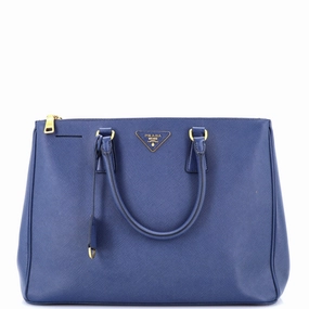 Double Zip Lux Tote Saffiano Leather Large