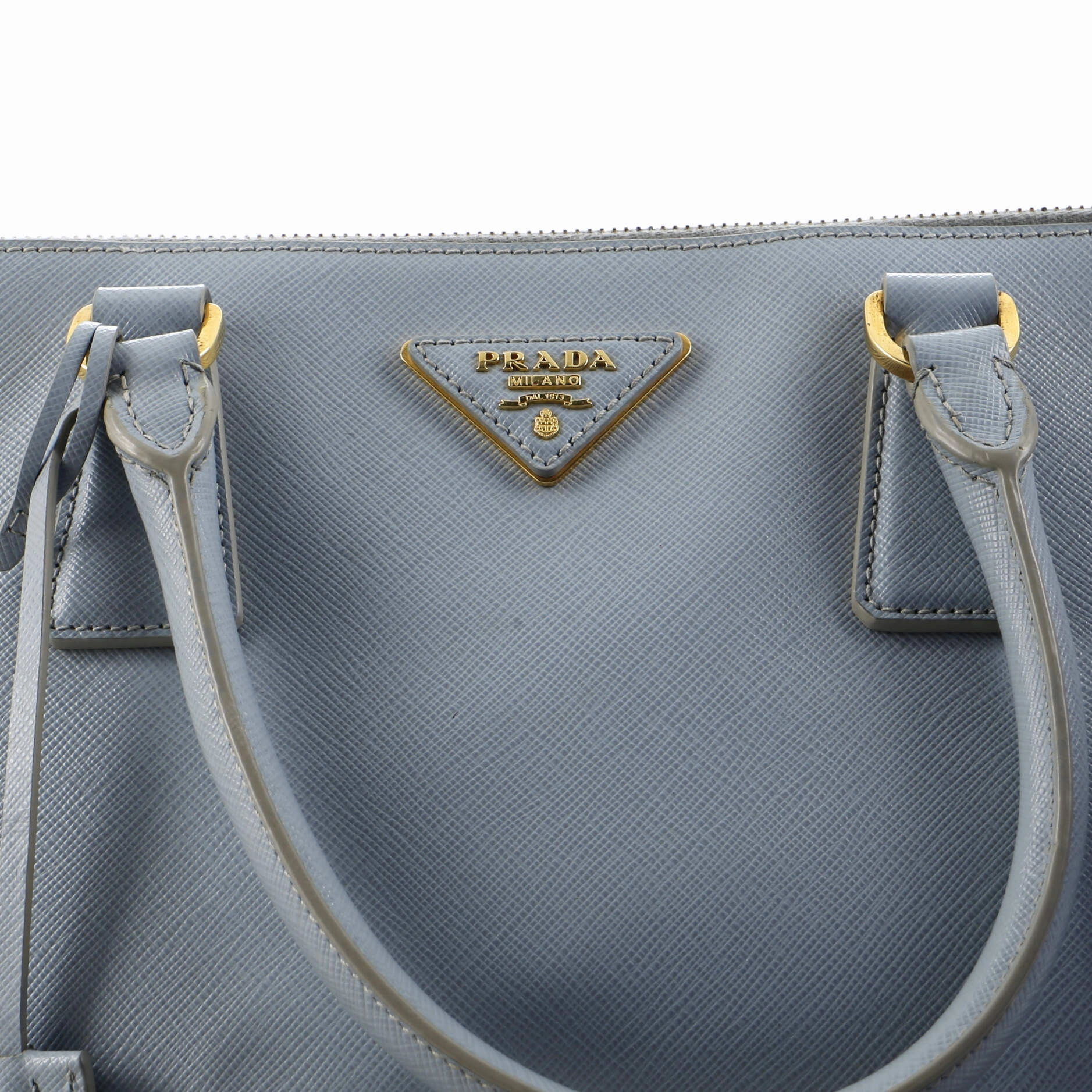 Double Zip Lux Tote Saffiano Leather Large