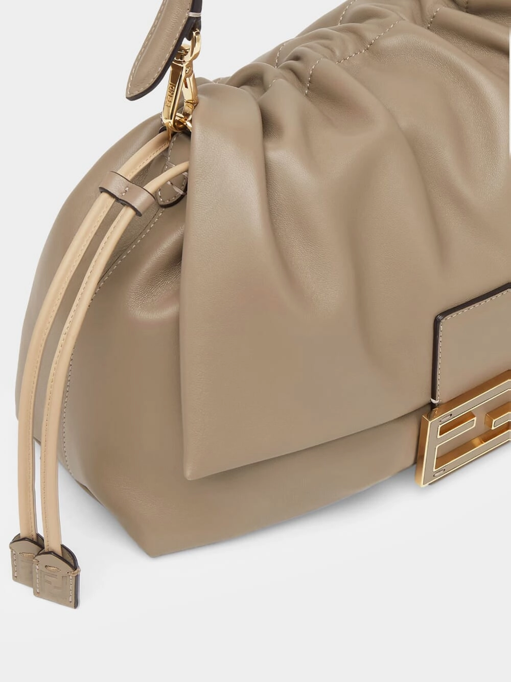 Dove Grey Mamma Baguette Large Bag