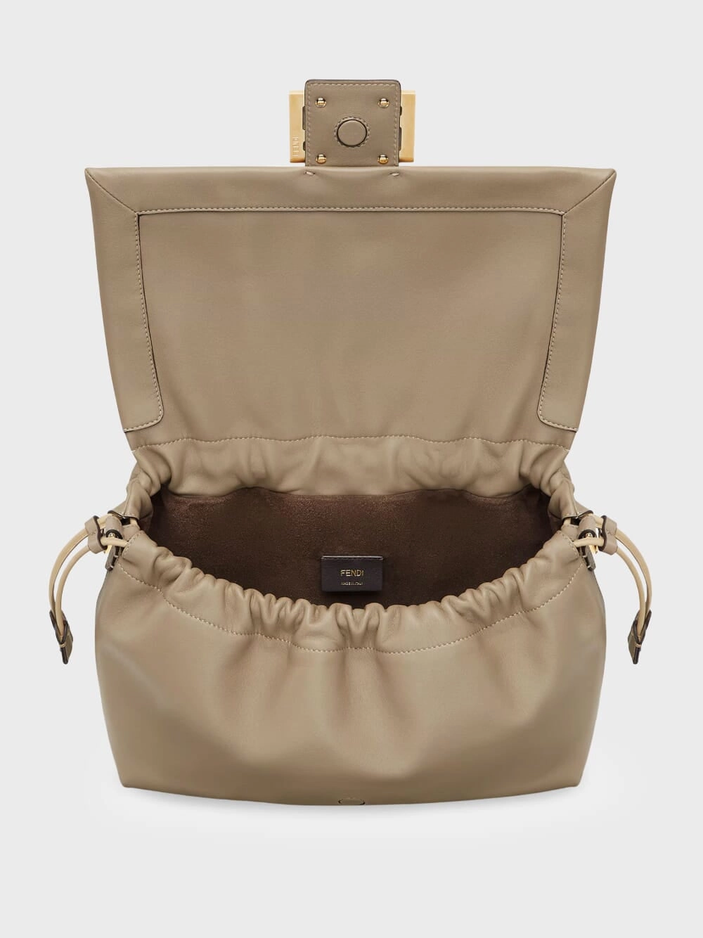Dove Grey Mamma Baguette Large Bag