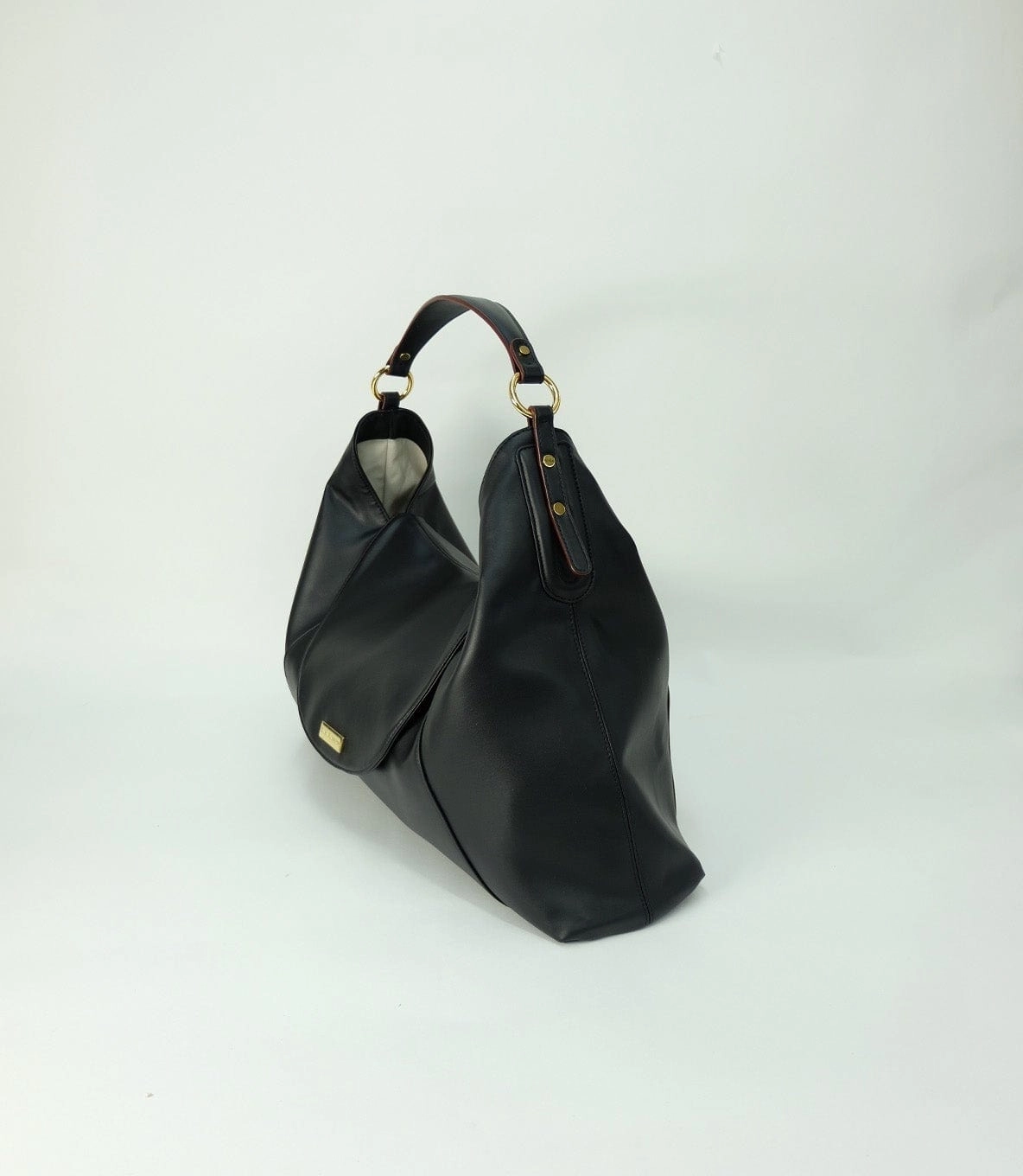 Downing Cactus Leather Vegan Bag | Black