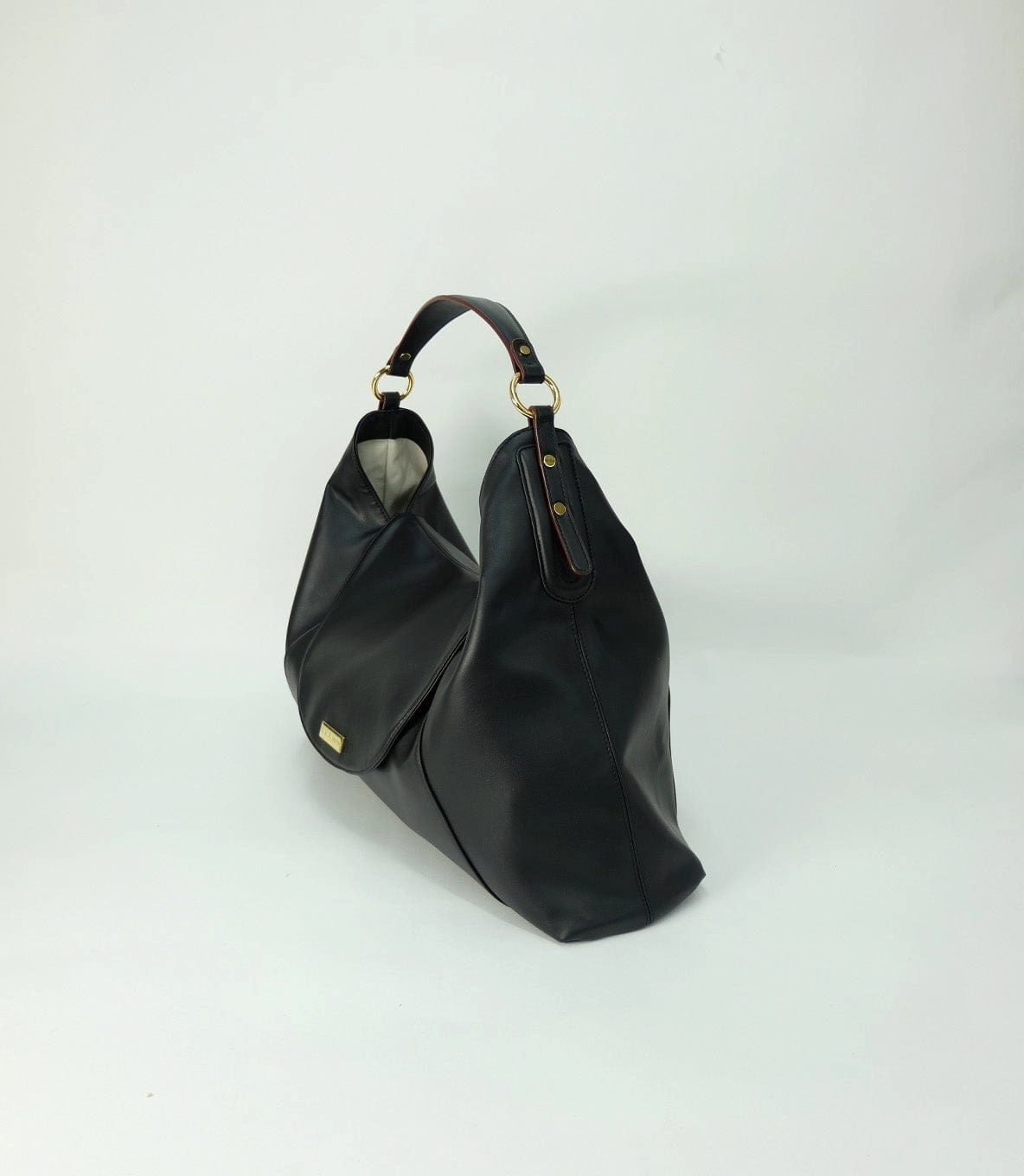 Downing Cactus Leather Vegan Bag | Black