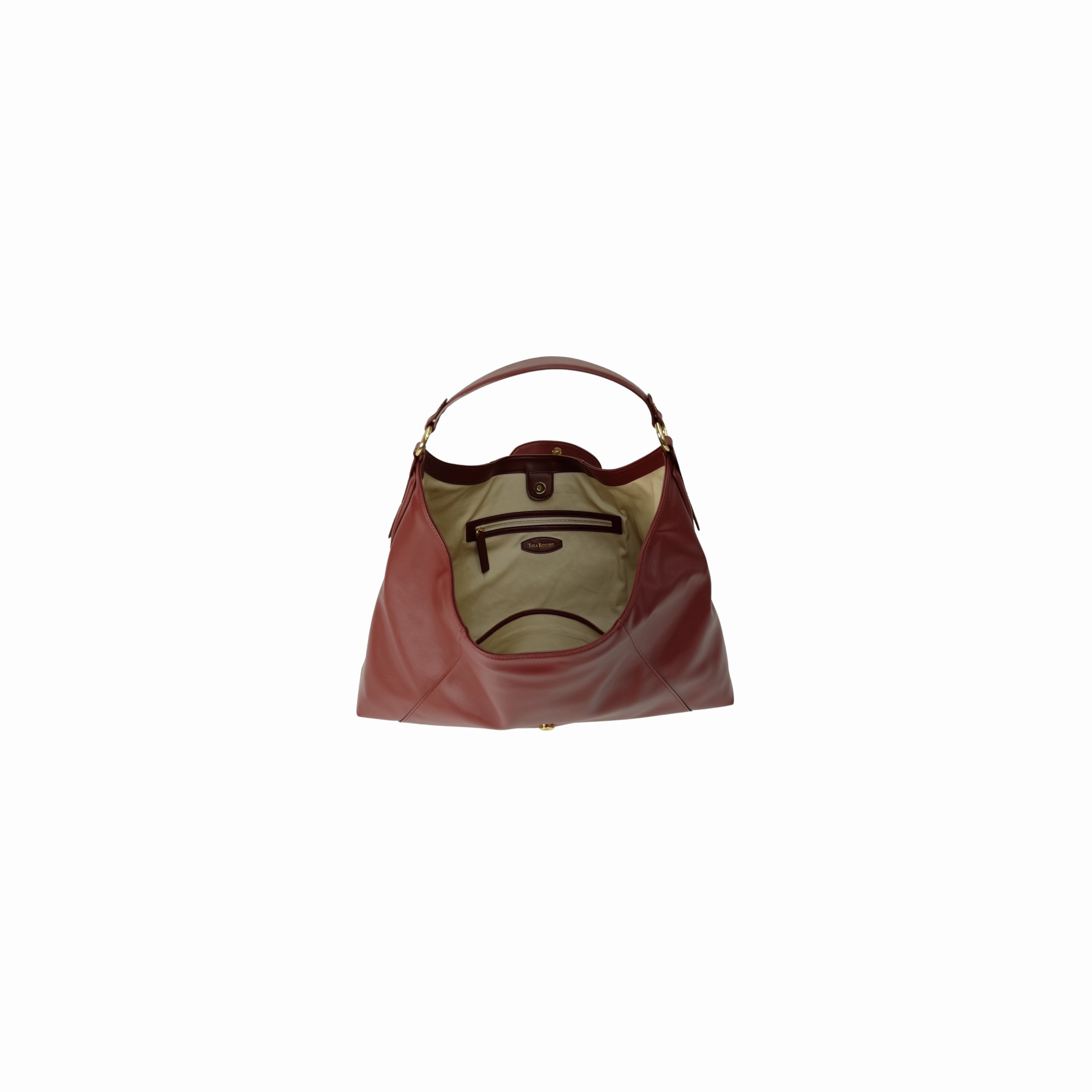 Downing Cactus Leather Vegan Bag | Cherry