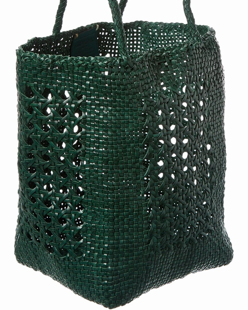 Dragon Diffusion Grace Cannage Woven Leather Tote