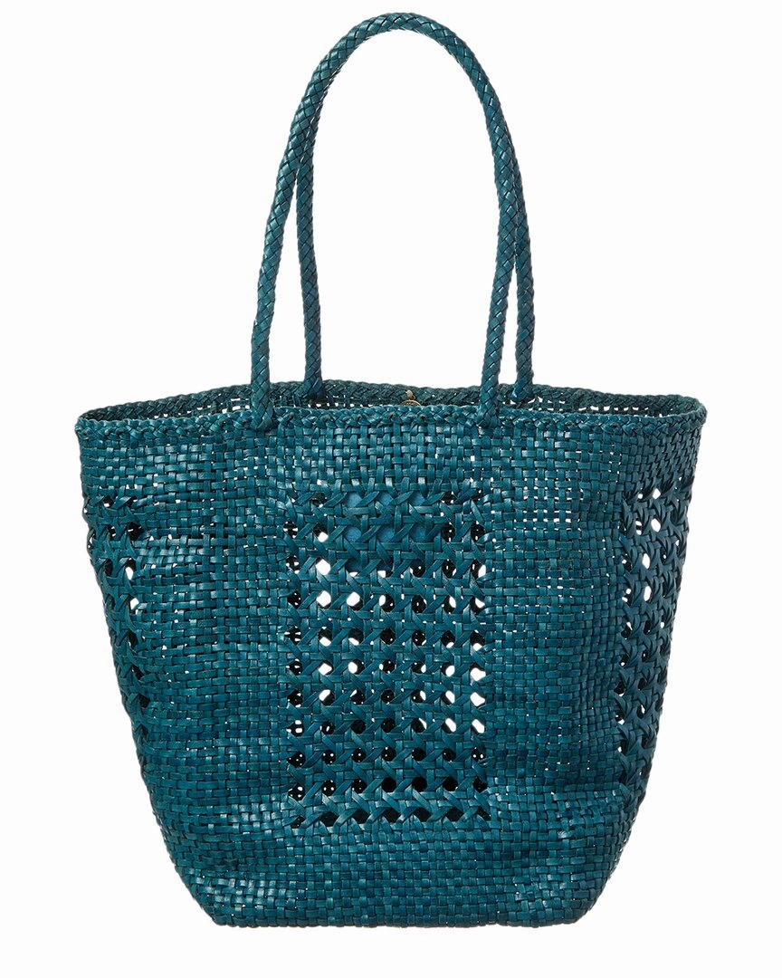 Dragon Diffusion Grace Cannage Woven Leather Tote