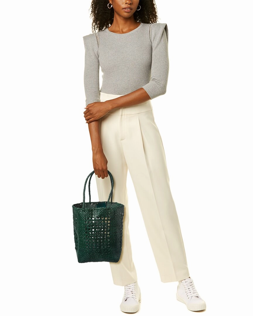 Dragon Diffusion Grace Cannage Woven Leather Tote