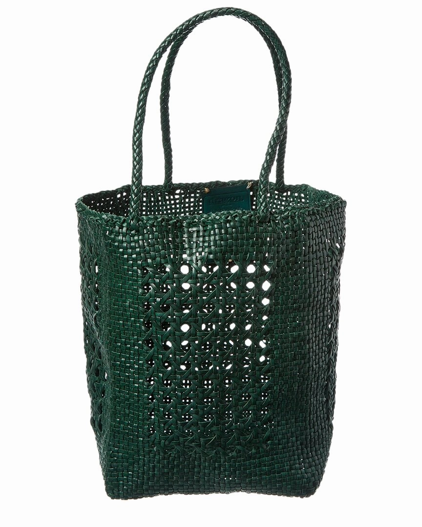 Dragon Diffusion Grace Cannage Woven Leather Tote