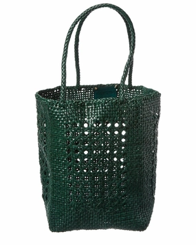 Dragon Diffusion Grace Cannage Woven Leather Tote