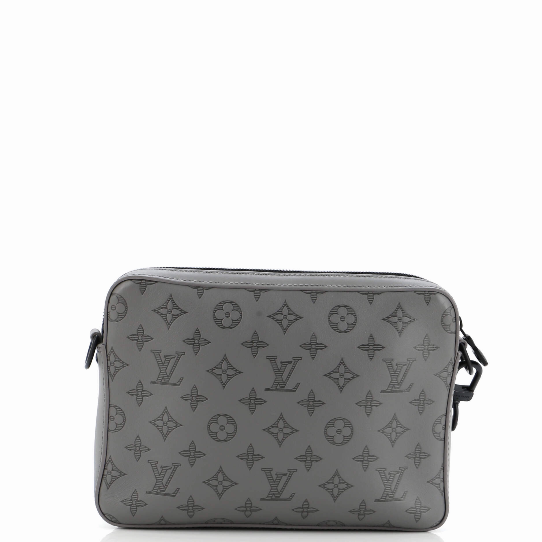 Duo Messenger Bag Monogram Shadow Leather