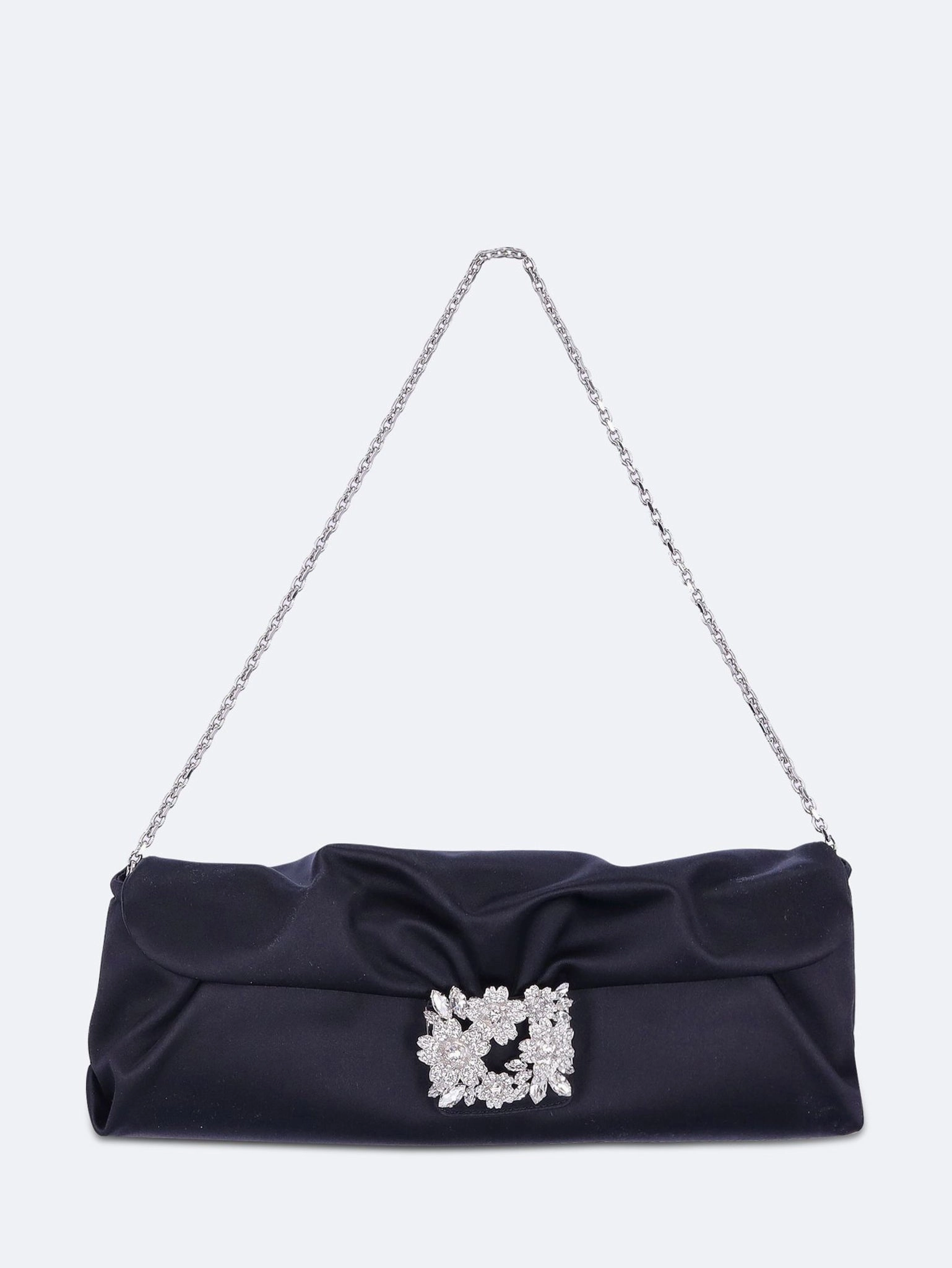 Efflorescence Clutch in satin