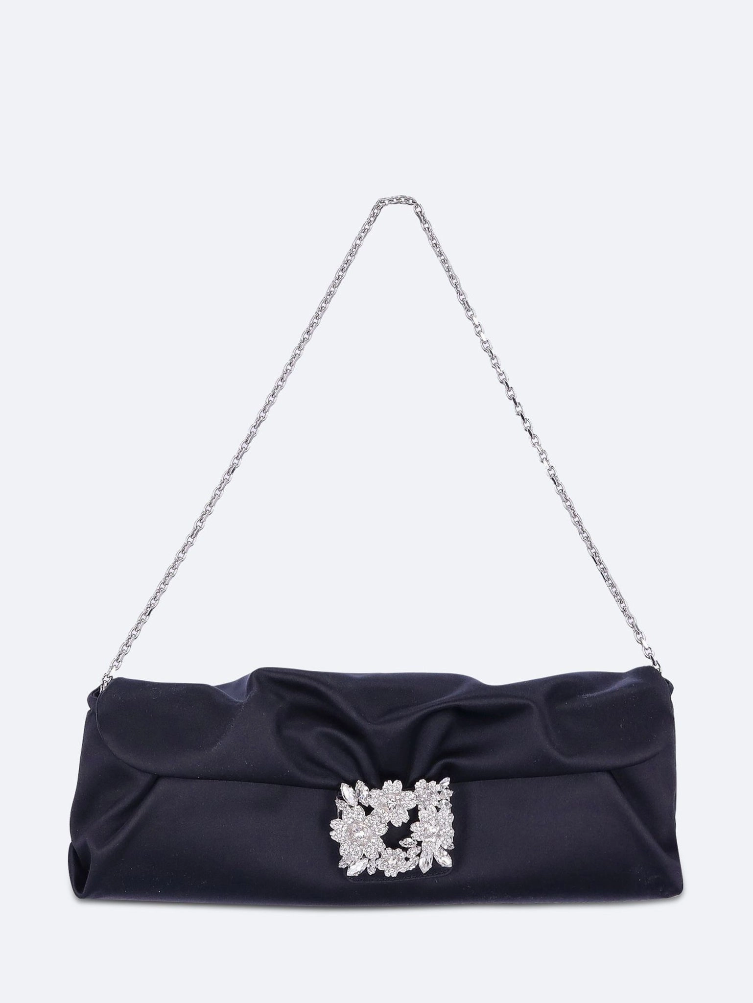 Efflorescence Clutch in satin