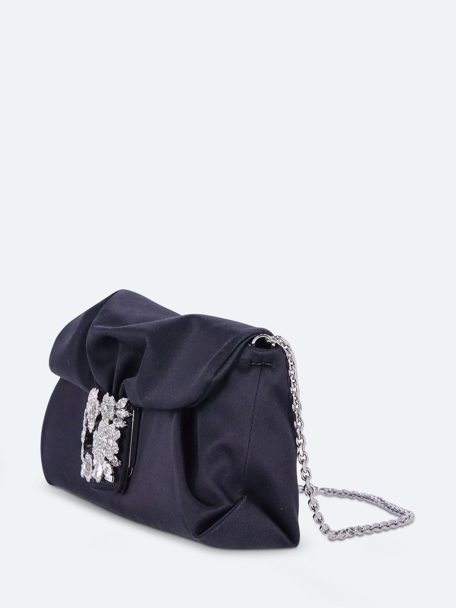 Efflorescence Clutch in satin